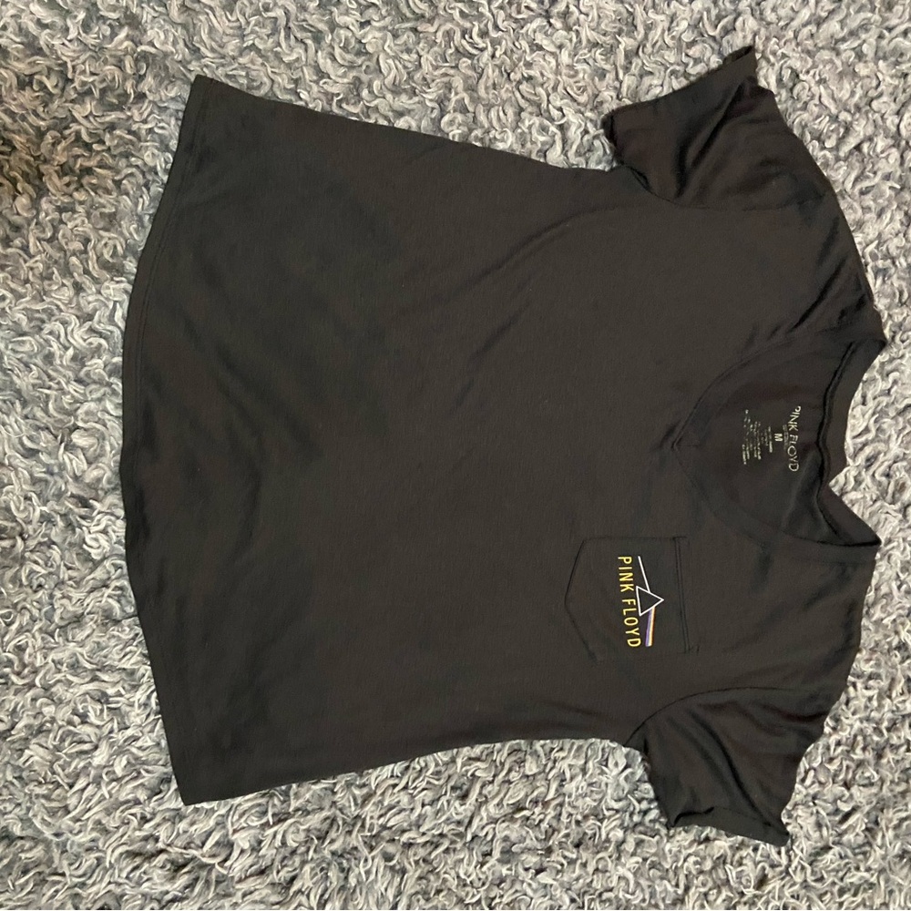 Pink Floyd Charcoal Tee with Gold Accent